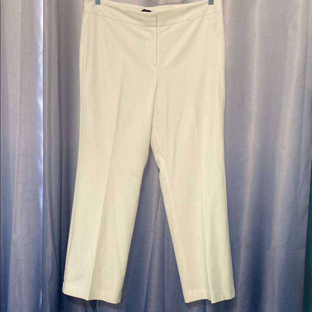 Ann Taylor Cream Professional Trousers